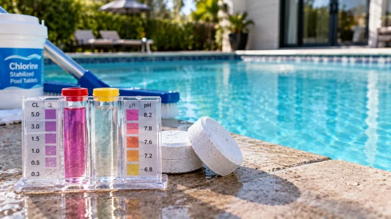 Pool Water Testing by the Turquoise Pool