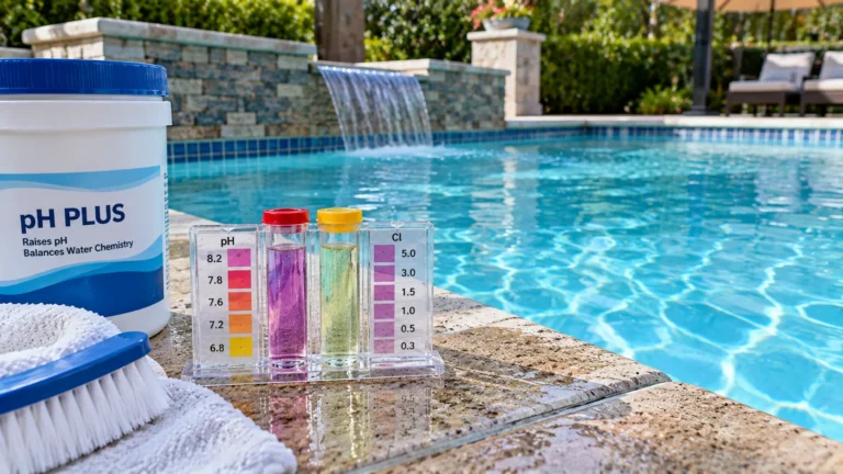 Poolside Water Chemistry Check